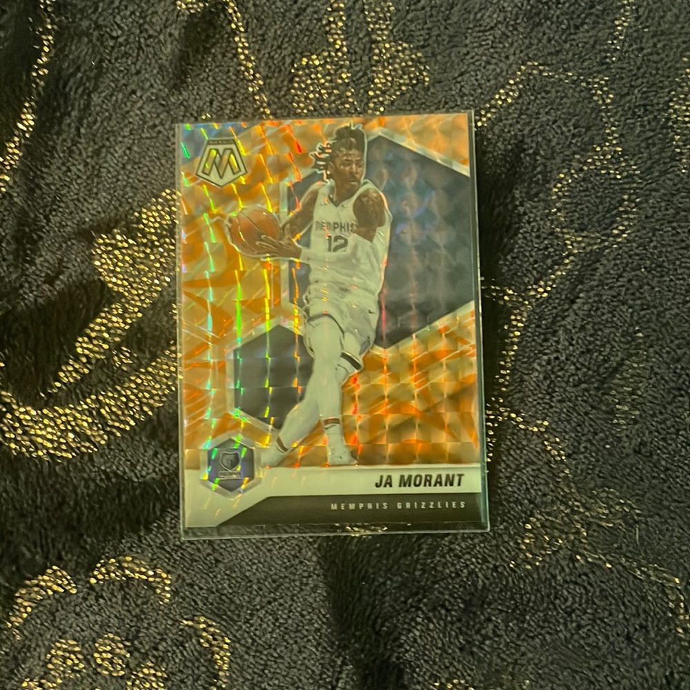 Ja Morgan Orange Mosaics parallel 2020-2021 Rare!!